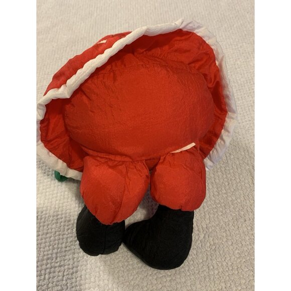 Hallmark Vintage Santa Claus Plush 90s Nylon Puffalump Holiday Christmas Toy - Picture 8 of 10